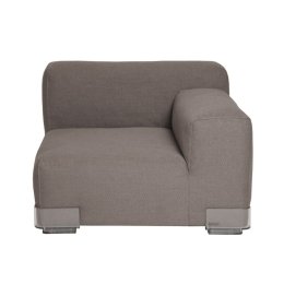 Location Chauffeuse Plastics Duo Accoudoir Droit Gris